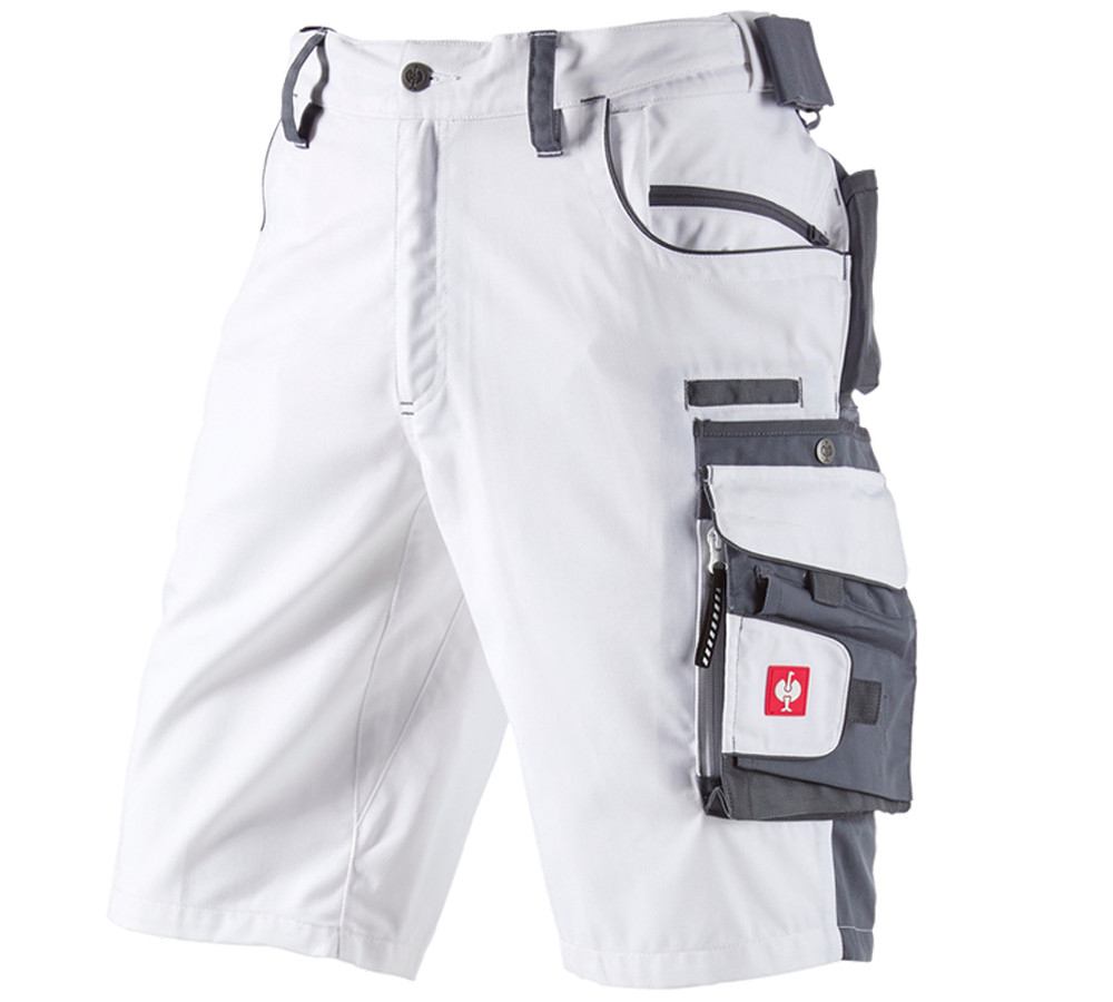 Pracovné nohavice: Šortky e.s.motion + biela/sivá
