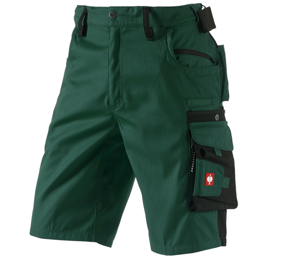 Pracovné nohavice: Šortky e.s.motion + zelená/čierna