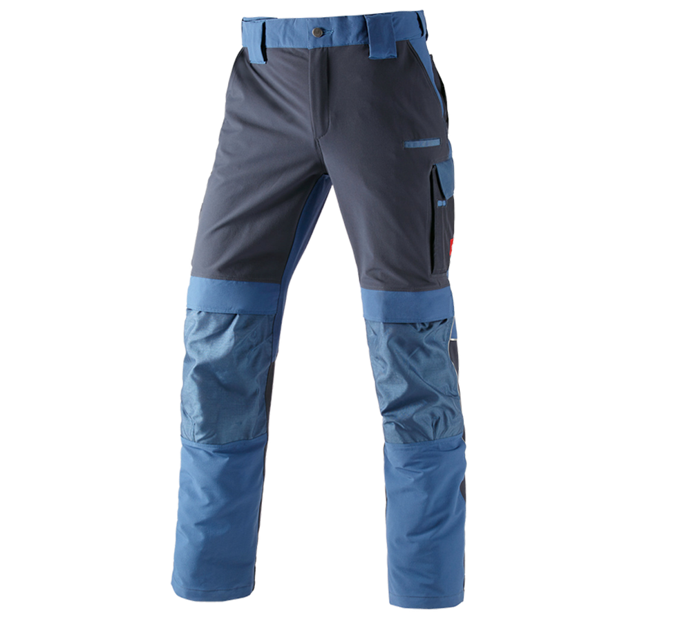 Pracovné nohavice: Funkčné nohavice do pása e.s.dynashield + kobaltová/pacifická
