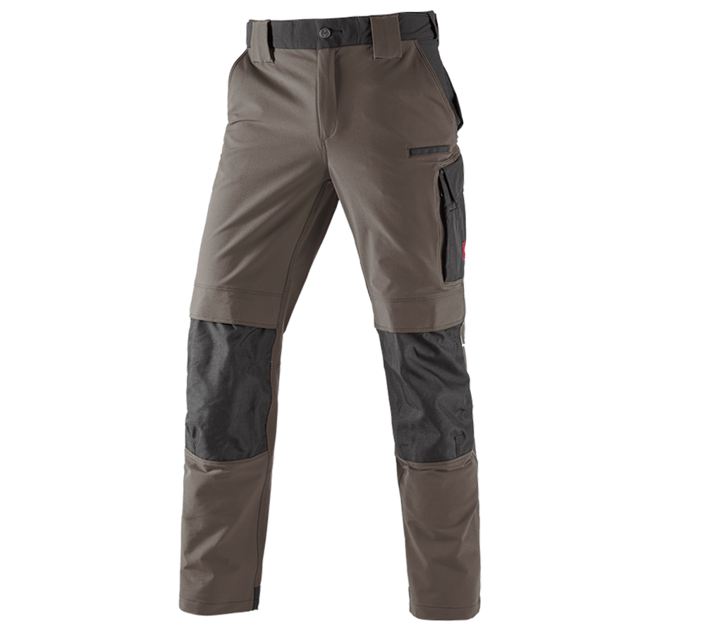 Pracovné nohavice: Funkčné nohavice do pása e.s.dynashield + kamenná/čierna