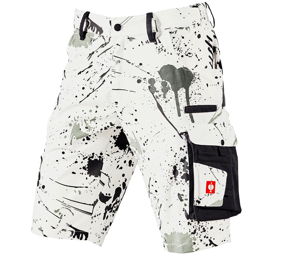 Pracovné nohavice: Šortky e.s. Painter + biela/grafitová