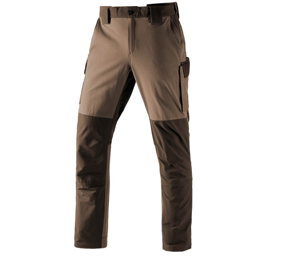 Pracovné nohavice: Funkčné cargo nohavice e.s.dynashield + lieskový oriešok/gaštanová