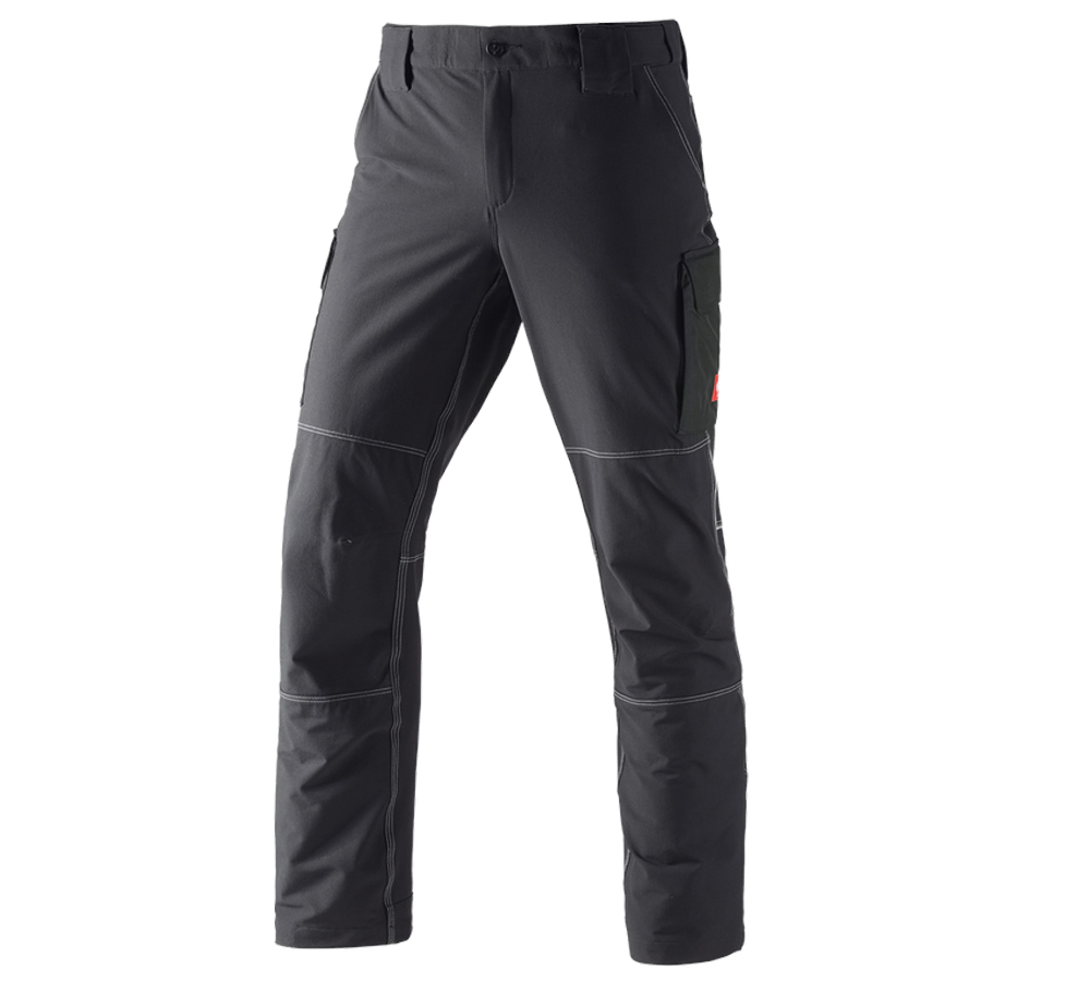 Pracovné nohavice: Funkčné cargo nohavice e.s.dynashield + čierna
