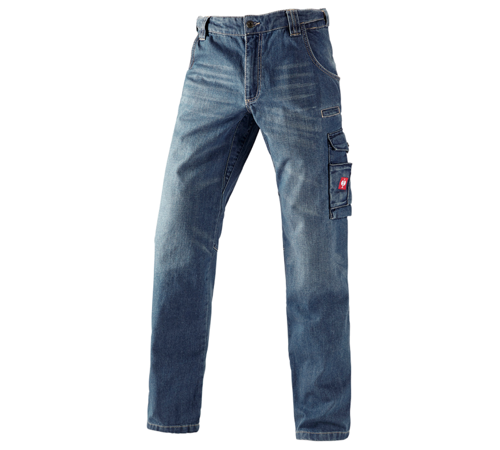 Pracovné nohavice: Pracovné džínsy e.s. + stonewashed