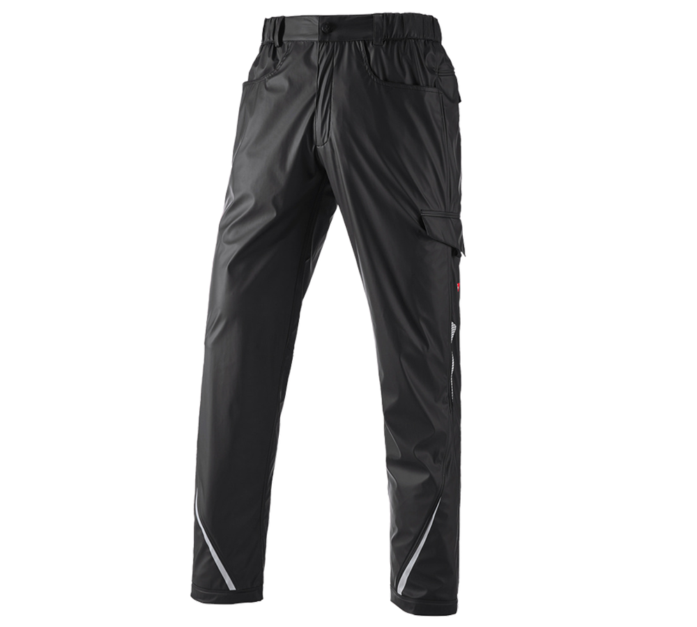 Pracovné nohavice: Nohavice do dažďa e.s.motion 2020 superflex + čierna/platinová