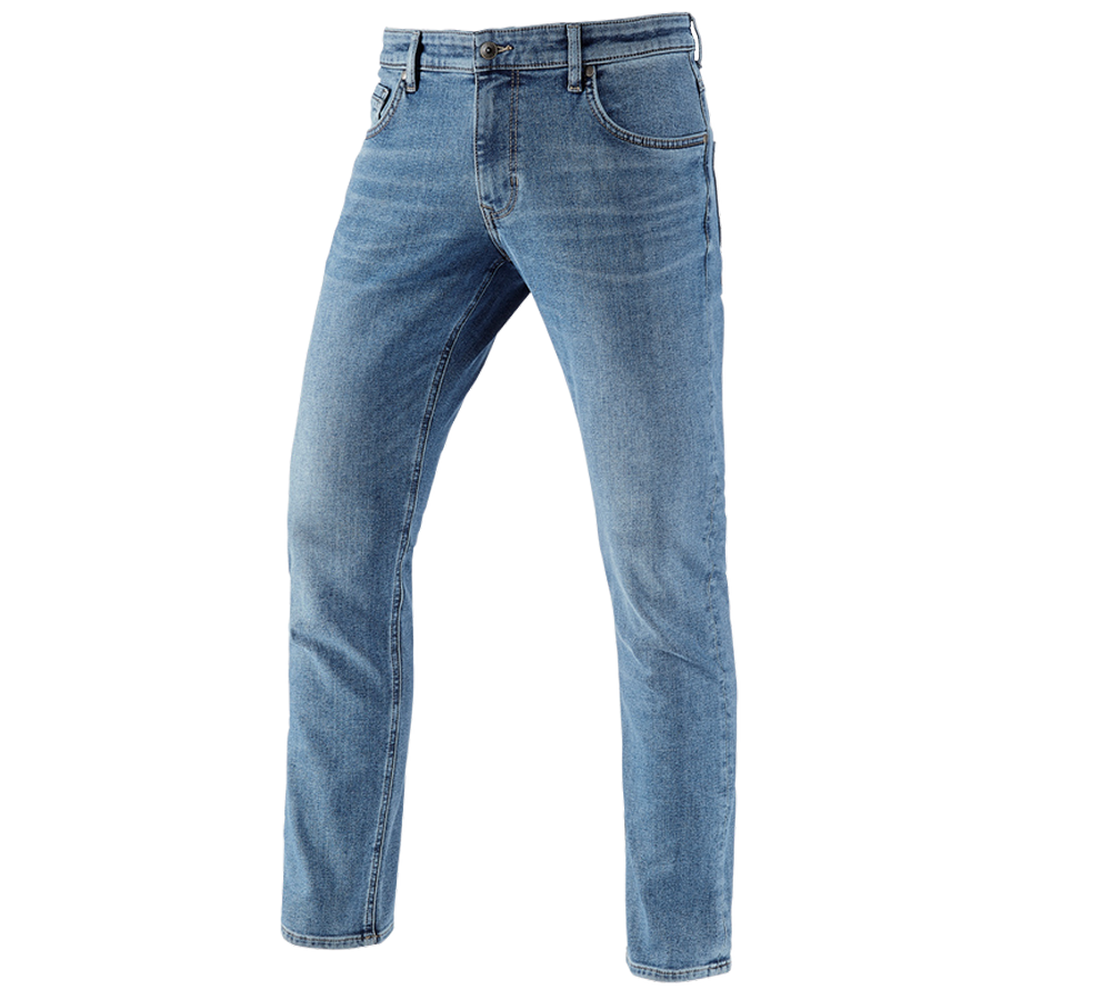Pracovné nohavice: e.s. zimné 5-vreckové džínsy + stonewashed