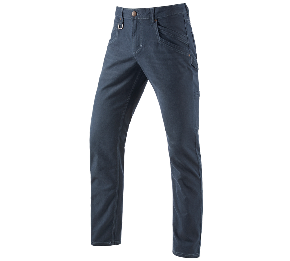 Pracovné nohavice: Nohavice s viacerými vreckami e.s.vintage + arktická modrá
