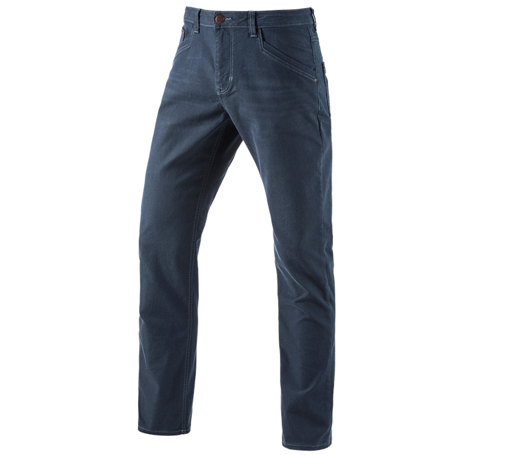 Pracovné nohavice: 5-vreckové nohavice e.s.vintage + arktická modrá