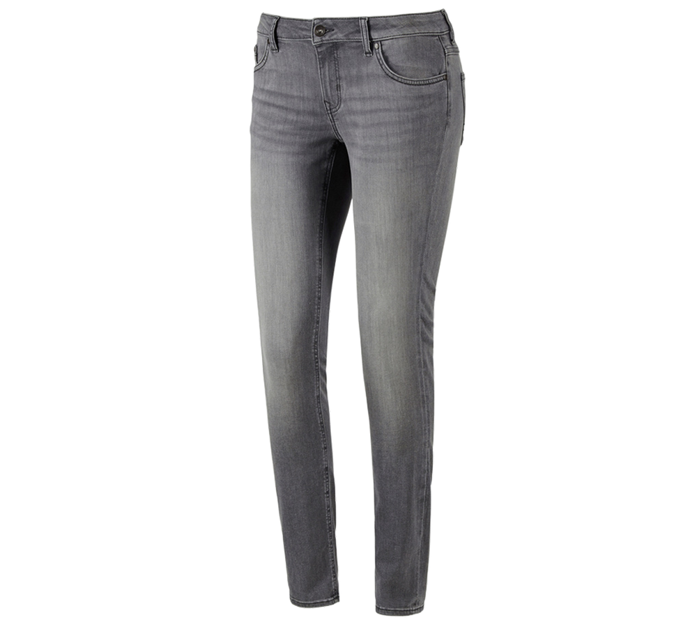 Pracovné nohavice: e.s. 5-vreckové džínsy, dámske + graphitewashed
