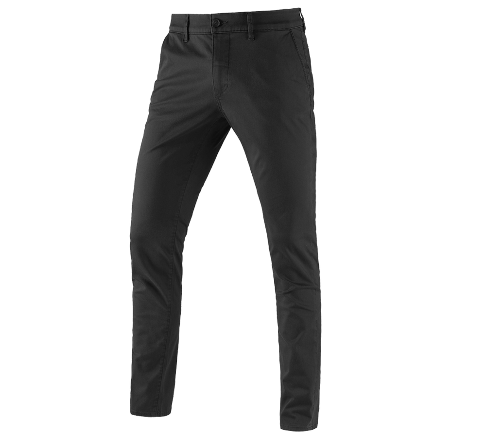 Pracovné nohavice: Pracovné 5-vreckové chino nohavice e.s. + čierna