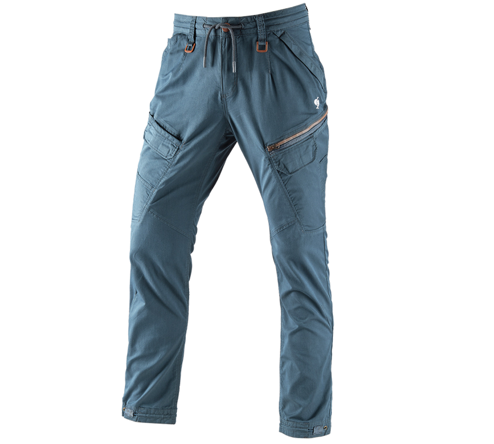 Pracovné nohavice: Cargo nohavice e.s. ventura vintage + železná modrá