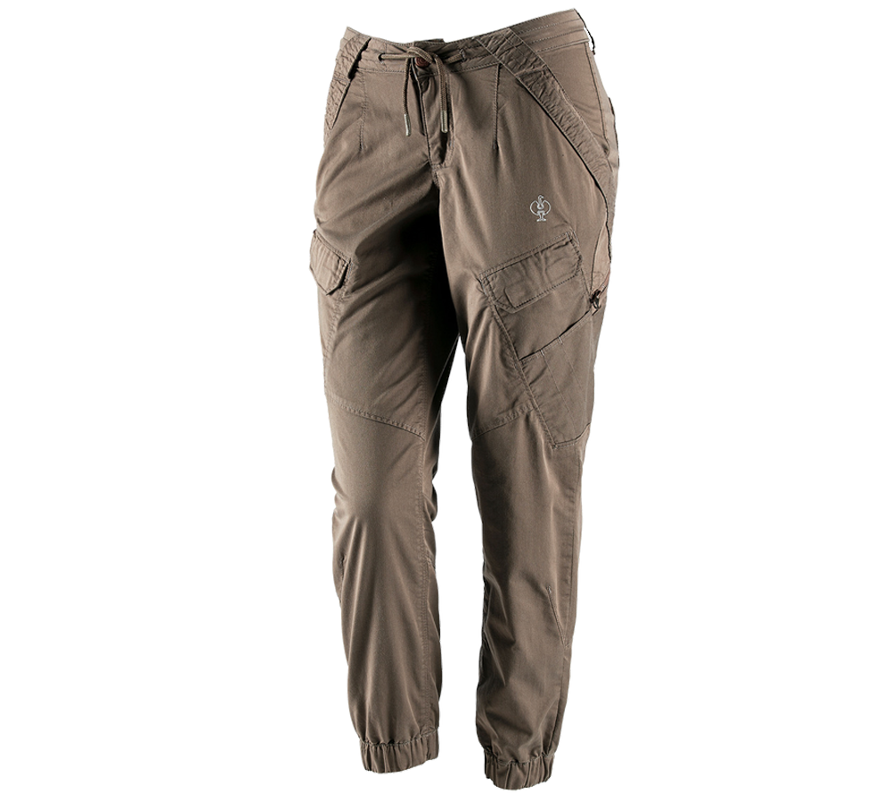 Pracovné nohavice: Cargo nohavice e.s. ventura vintage, dámske + umbra hnedá
