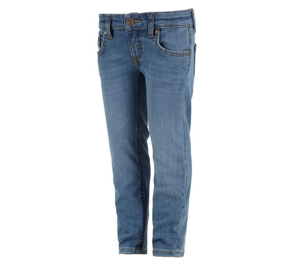 Nohavice: Strečové 5-vreckové džínsy e.s., detské + stonewashed