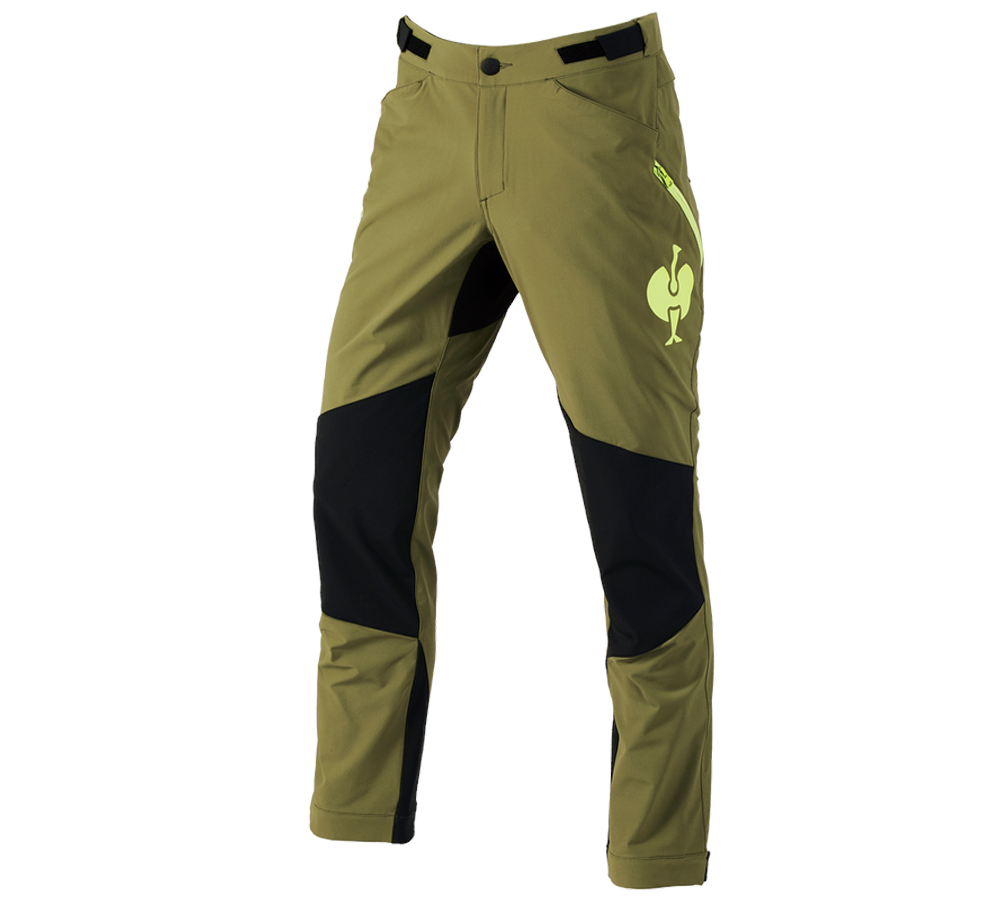 Pracovné nohavice: Funkčné nohavice e.s.trail + borievkovo zelená/limetkovo zelená