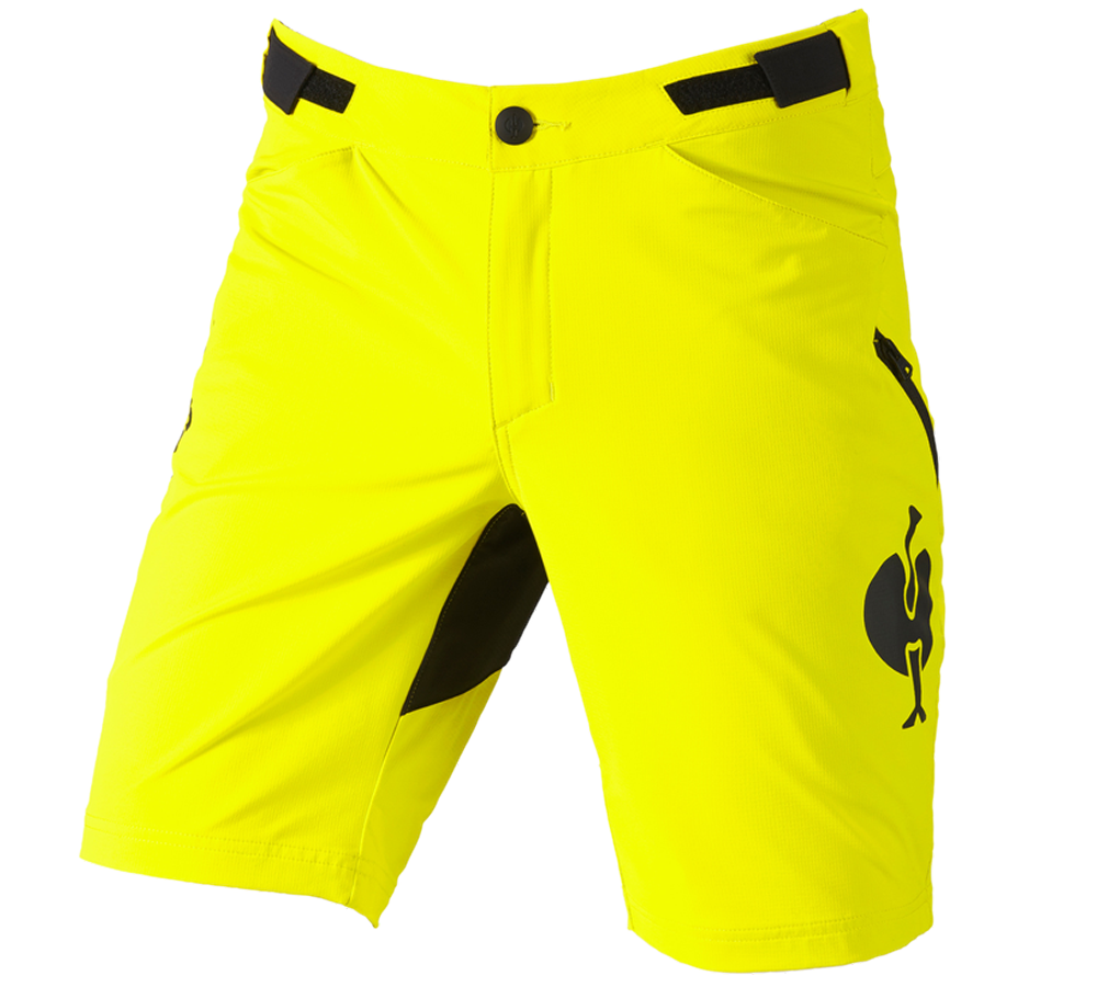 Pracovné nohavice: Funkčné šortky e.s.trail + acidová žltá/čierna