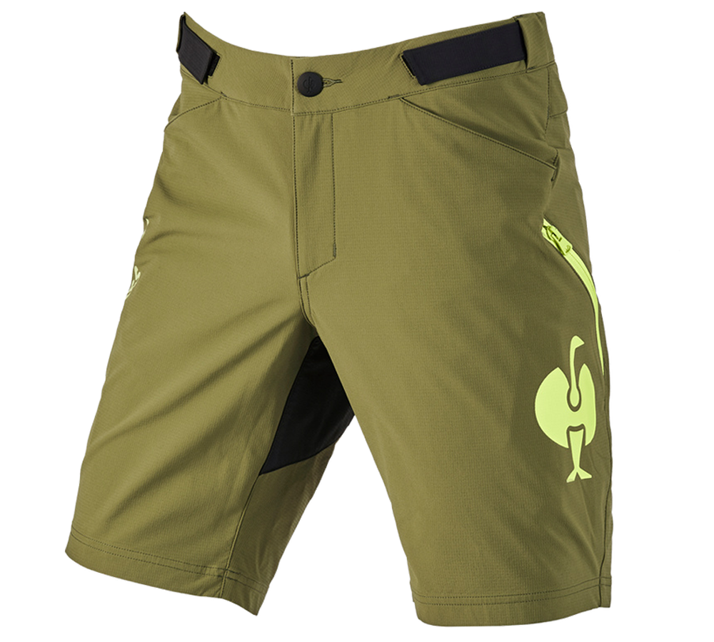 Témy: Funkčné šortky e.s.trail + borievkovo zelená/limetkovo zelená