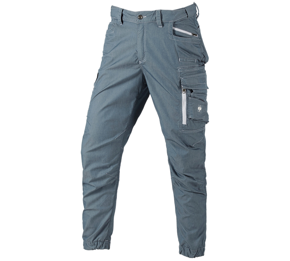 Pracovné nohavice: Cargo nohavice e.s.motion ten, letné + dymová modrá