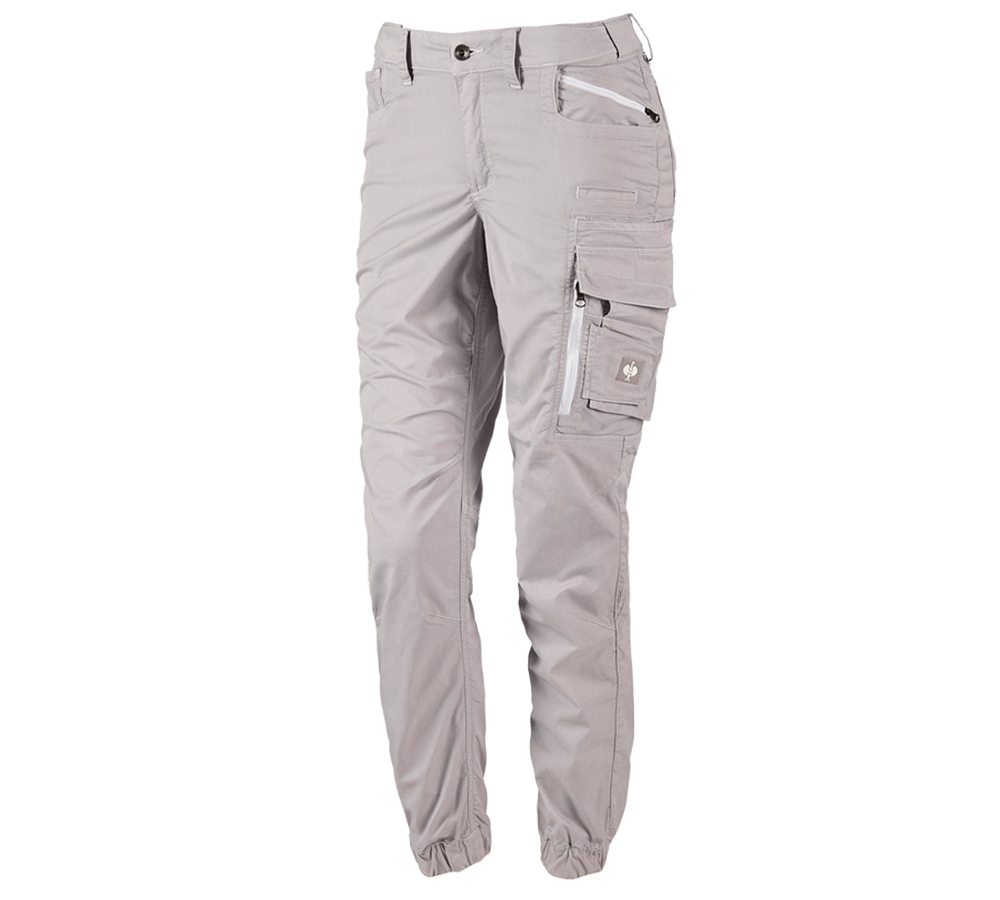 Pracovné nohavice: Cargo nohavice e.s.motion ten, letné, dámske + opálová sivá