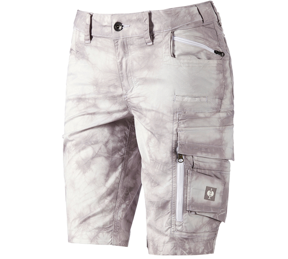 Pracovné nohavice: Cargo šortky e.s.motion ten, letné, dámske + opálová sivá vintage
