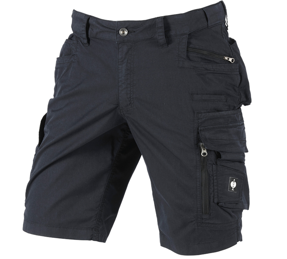 Pracovné nohavice: Cargo šortky e.s.motion ten, letné + čierna
