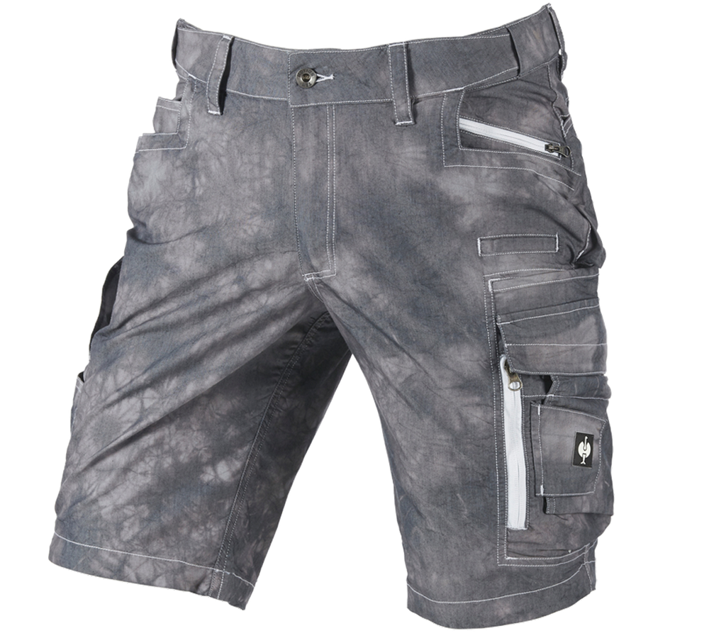 Pracovné nohavice: Cargo šortky e.s.motion ten, letné + oxidová čierna vintage