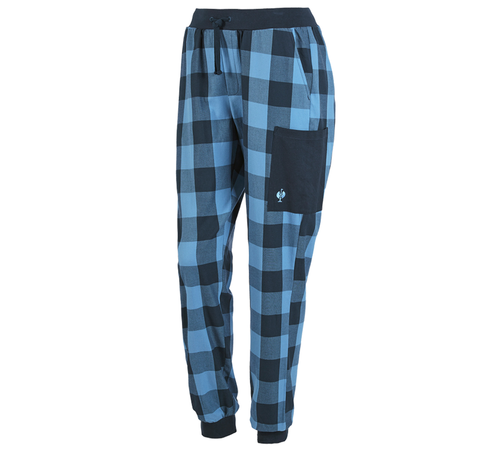 Doplnky: e.s. Pyžamové nohavice, dámske + tieňová modrá/jarná modrá