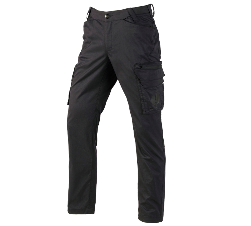 Pracovné nohavice: Cargo nohavice e.s.trail + čierna