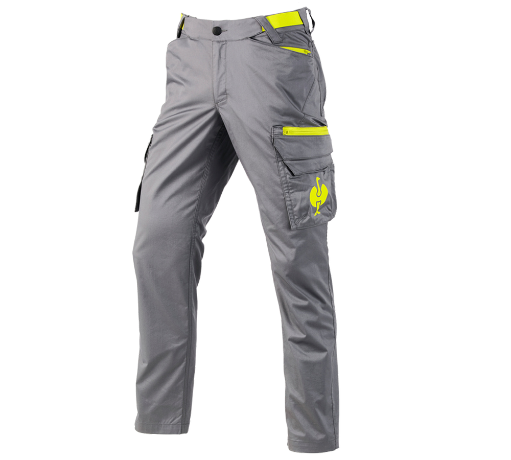 Témy: Cargo nohavice e.s.trail + čadičovo sivá/acidová žltá