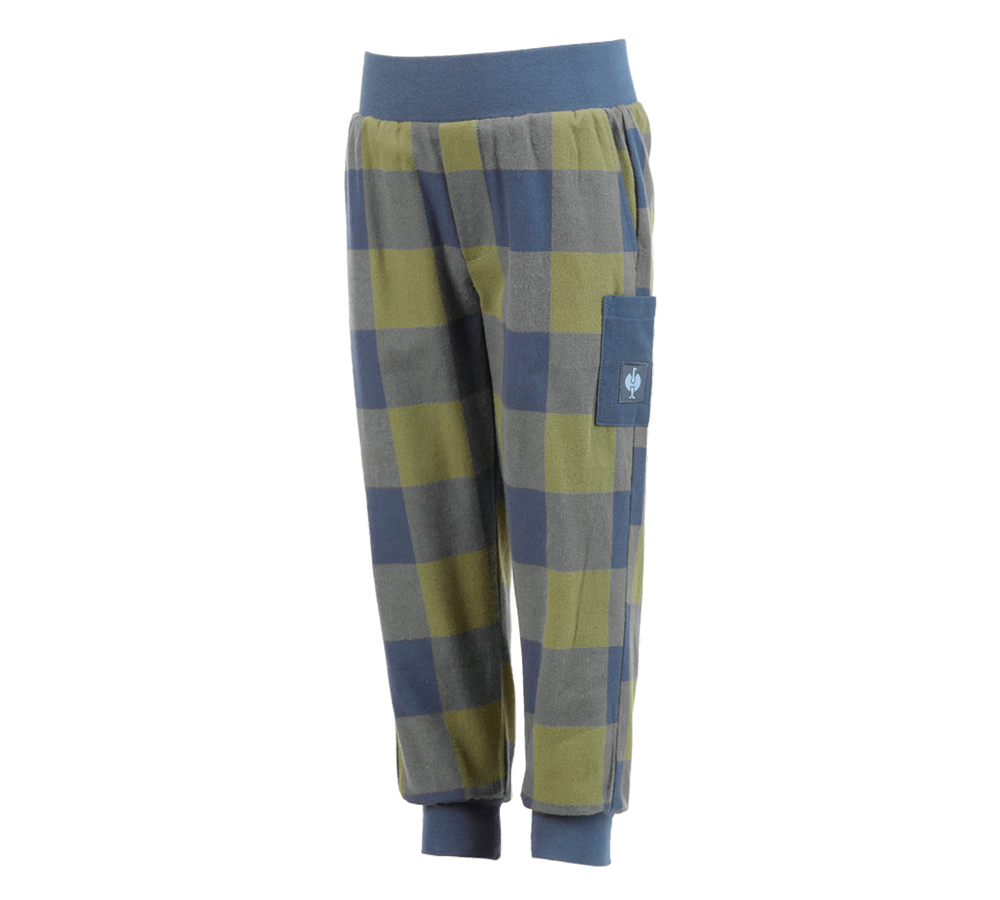 Doplnky: e.s. Pyžamové nohavice, detské + horská zelená/oxidová modrá