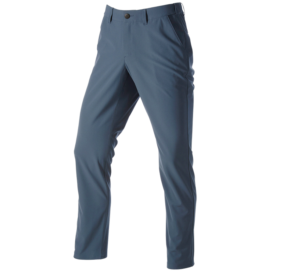 Odevy: Pracovné nohavice chino e.s.work&travel + železná modrá