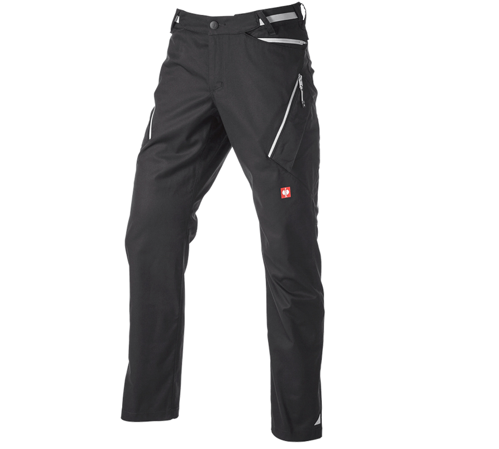 Pracovné nohavice: Nohavice s viacerými vreckami e.s.ambition + čierna/platinová