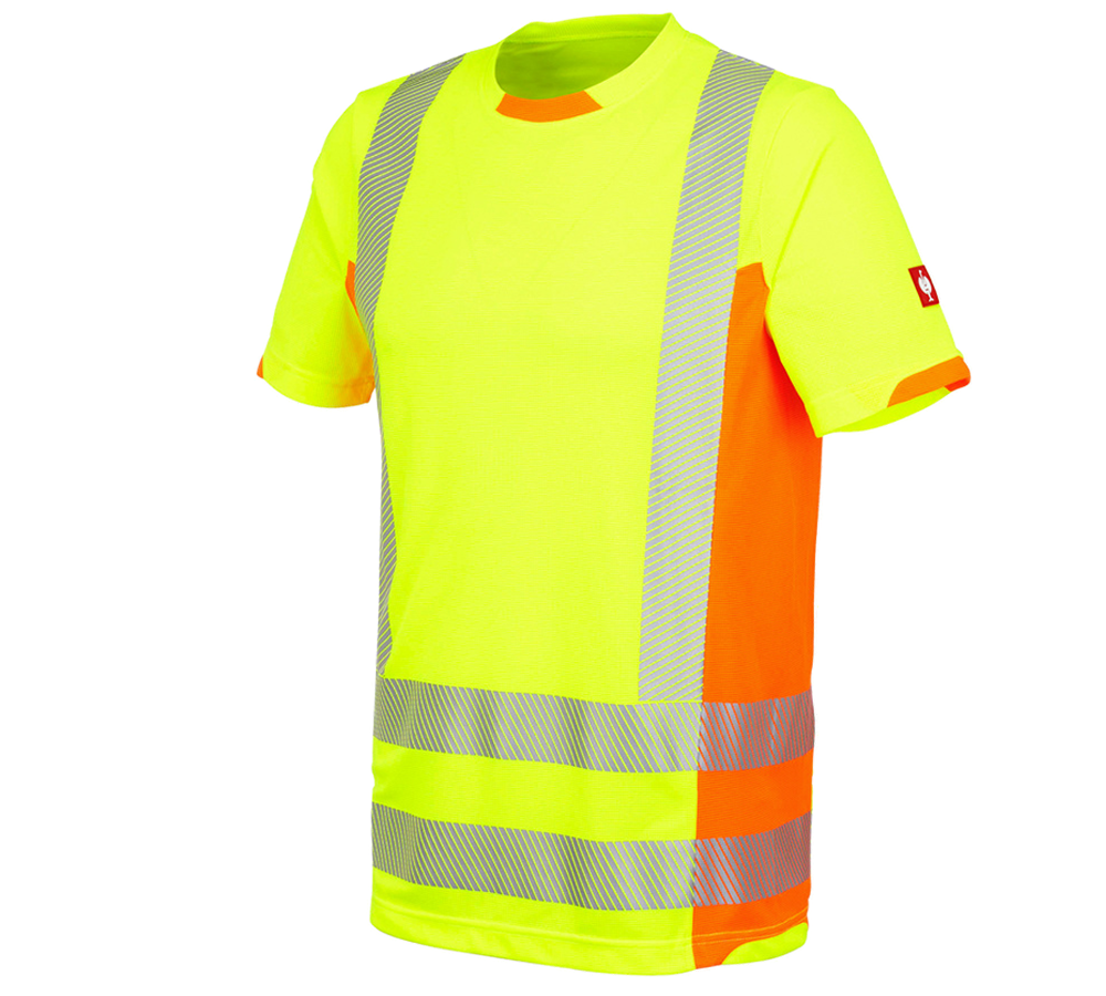 Témy: Reflexné ochranné funkčné tričko e.s.motion 2020 + výstražná žltá/výstražná oranžová
