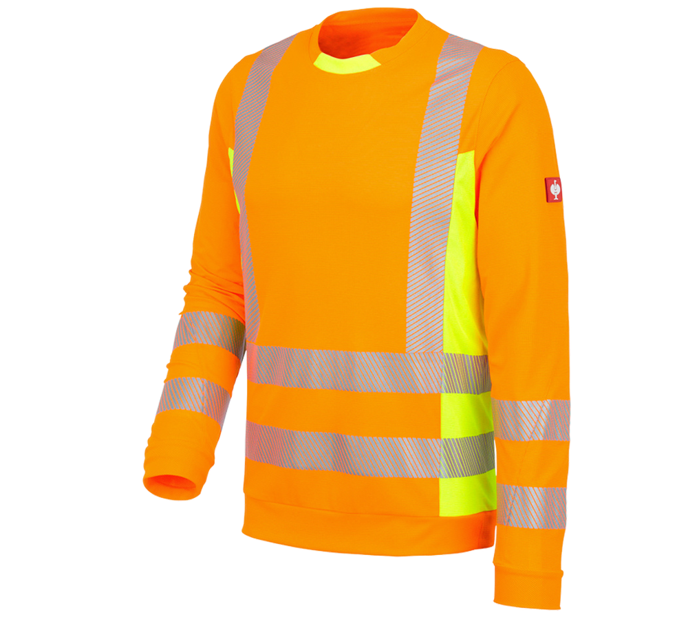 Tričká, pulóvre a košele: Reflex.ochr.funk.tričko dlhým ruk. e.s.motion 2020 + výstražná oranžová/výstražná žltá