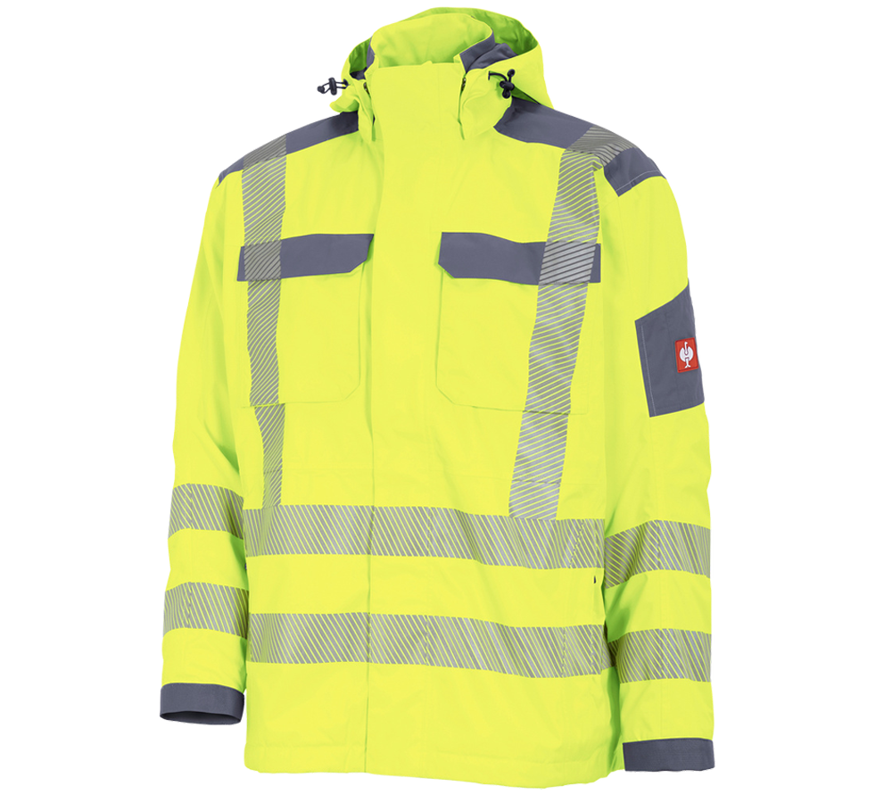 Pracovné bundy: Reflexná ochranná funkčná bunda e.s.prestige + výstražná žltá/sivá