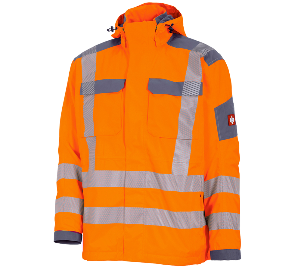 Pracovné bundy: Reflexná ochranná funkčná bunda e.s.prestige + výstražná oranžová/sivá