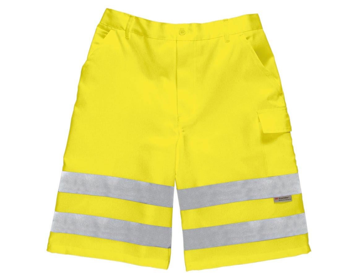 Pracovné nohavice: Reflexné ochranné šortky STONEKIT + výstražná žltá