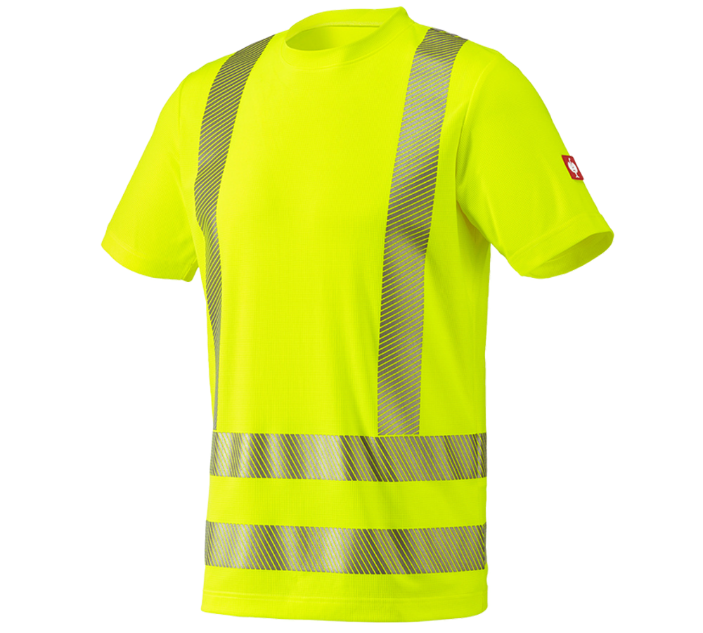 Tričká, pulóvre a košele: Reflexné ochranné funkčné tričko e.s. + výstražná žltá