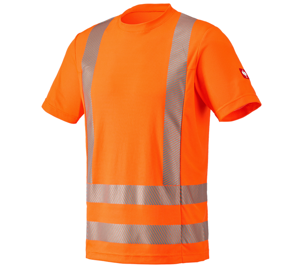 Témy: Reflexné ochranné funkčné tričko e.s. + výstražná oranžová