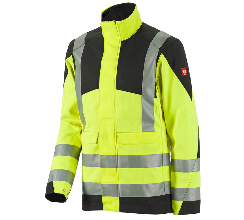 Pracovné bundy: Pracovná bunda e.s. multinorm high-vis + výstražná žltá/čierna