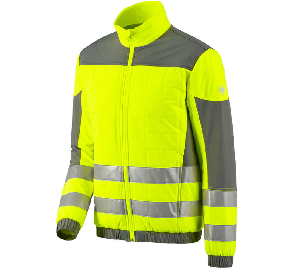 Pracovné bundy: Výstražná bunda e.s.concrete + výstražná žltá/antracitová