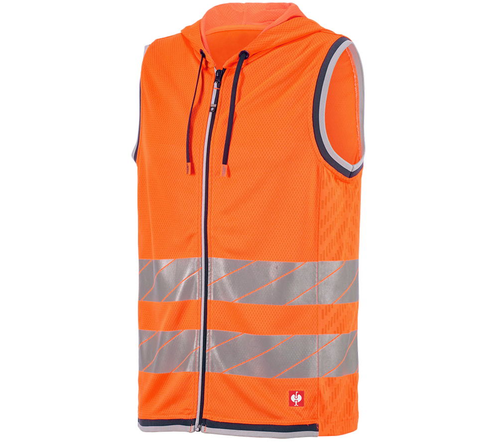 Vesty: Reflexné ochranné funkčné vesty e.s.ambition + výstražná oranžová/tmavomodrá