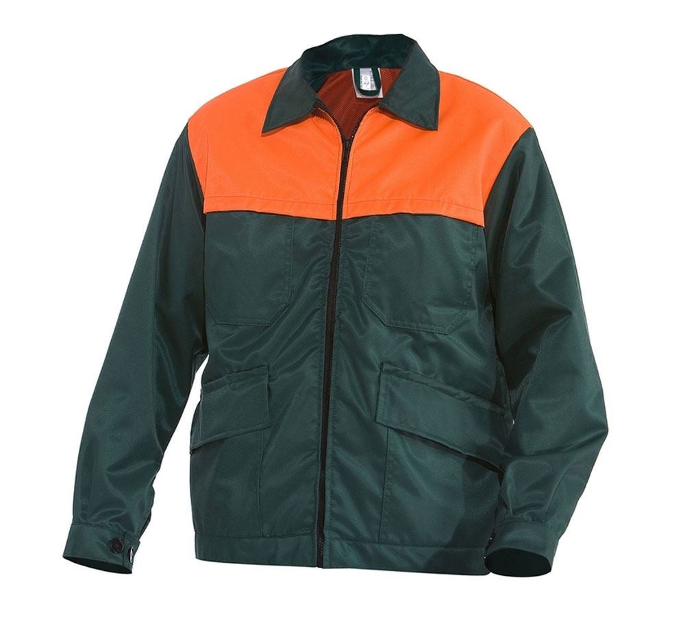 Pracovné bundy: Lesnícka bunda Basic + zelená/oranžová