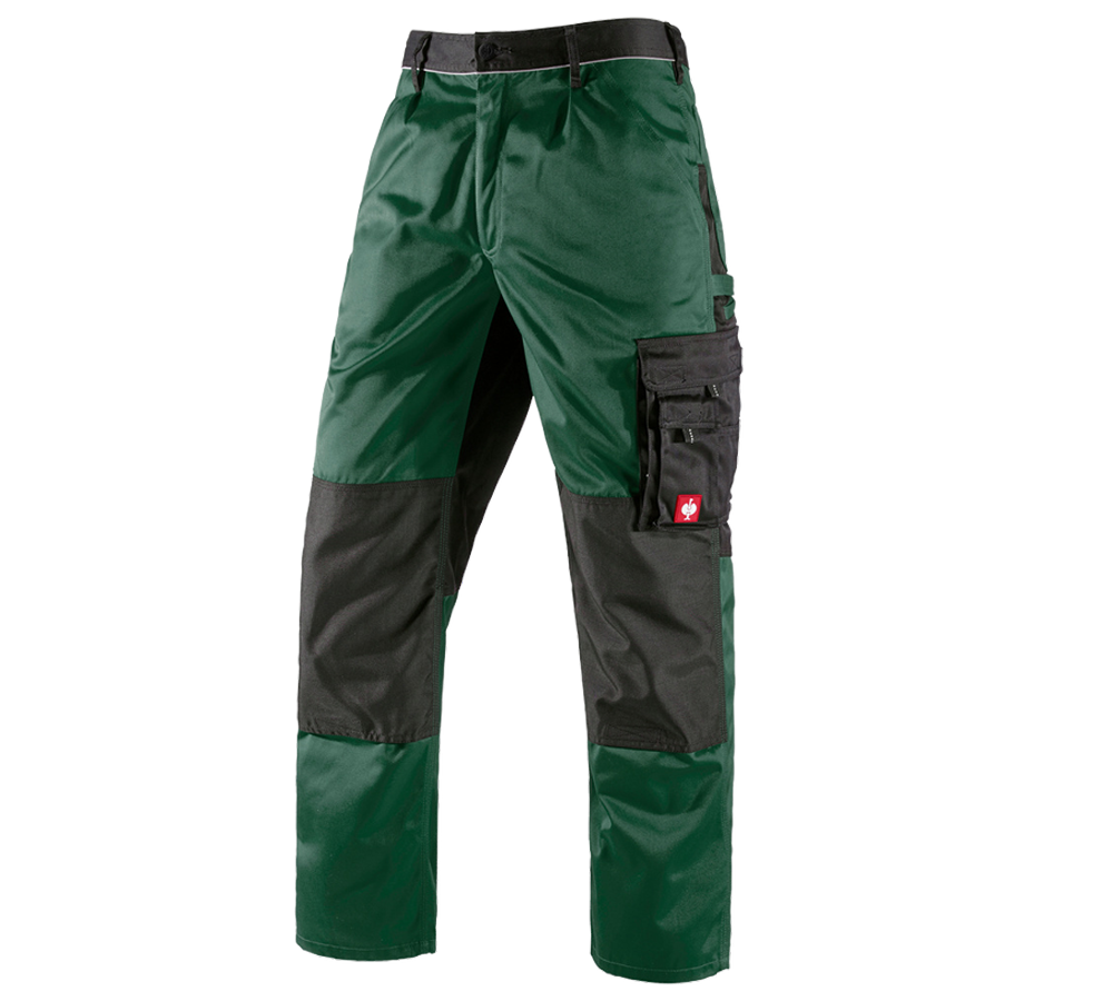 Pracovné nohavice: Nohavice do pása e.s.image + zelená/čierna
