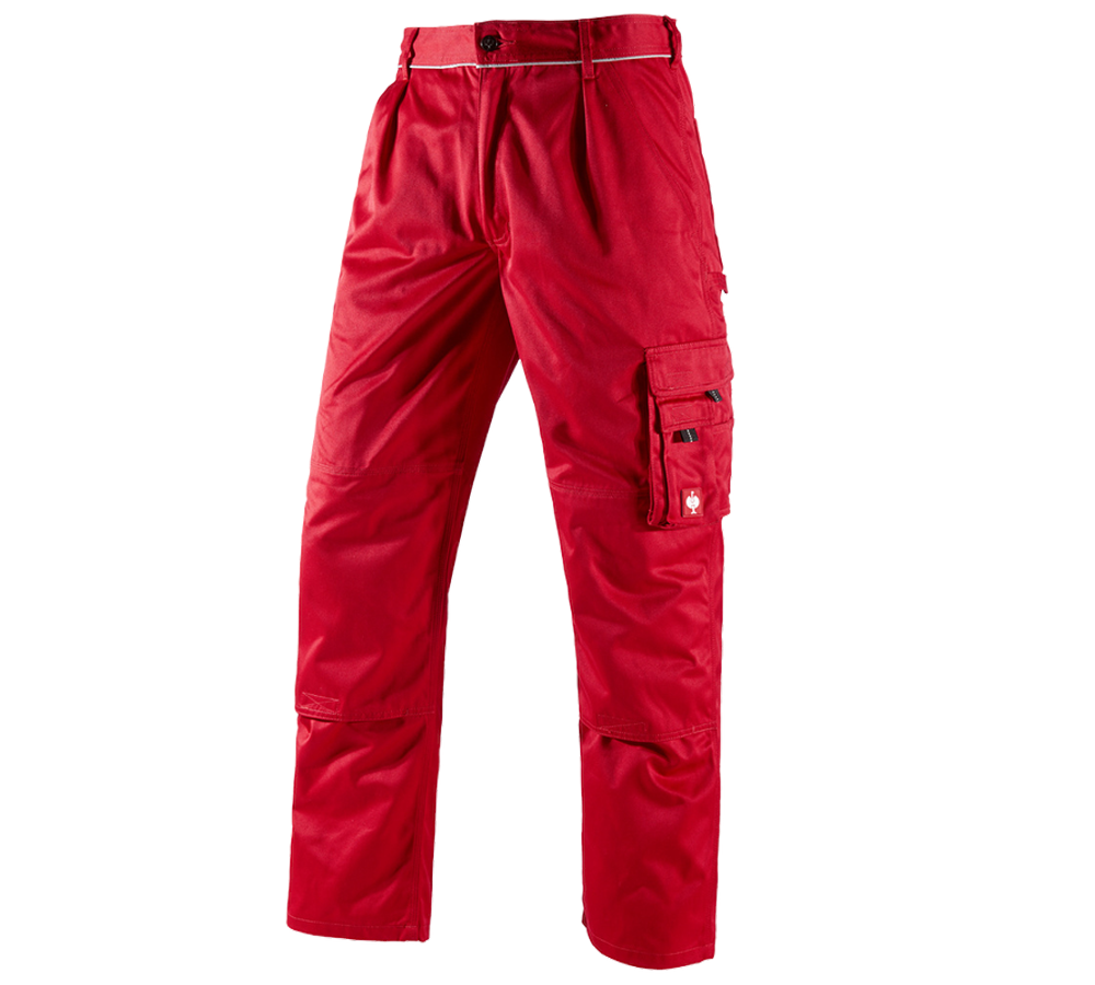 Pracovné nohavice: Nohavice do pása e.s.classic + červená