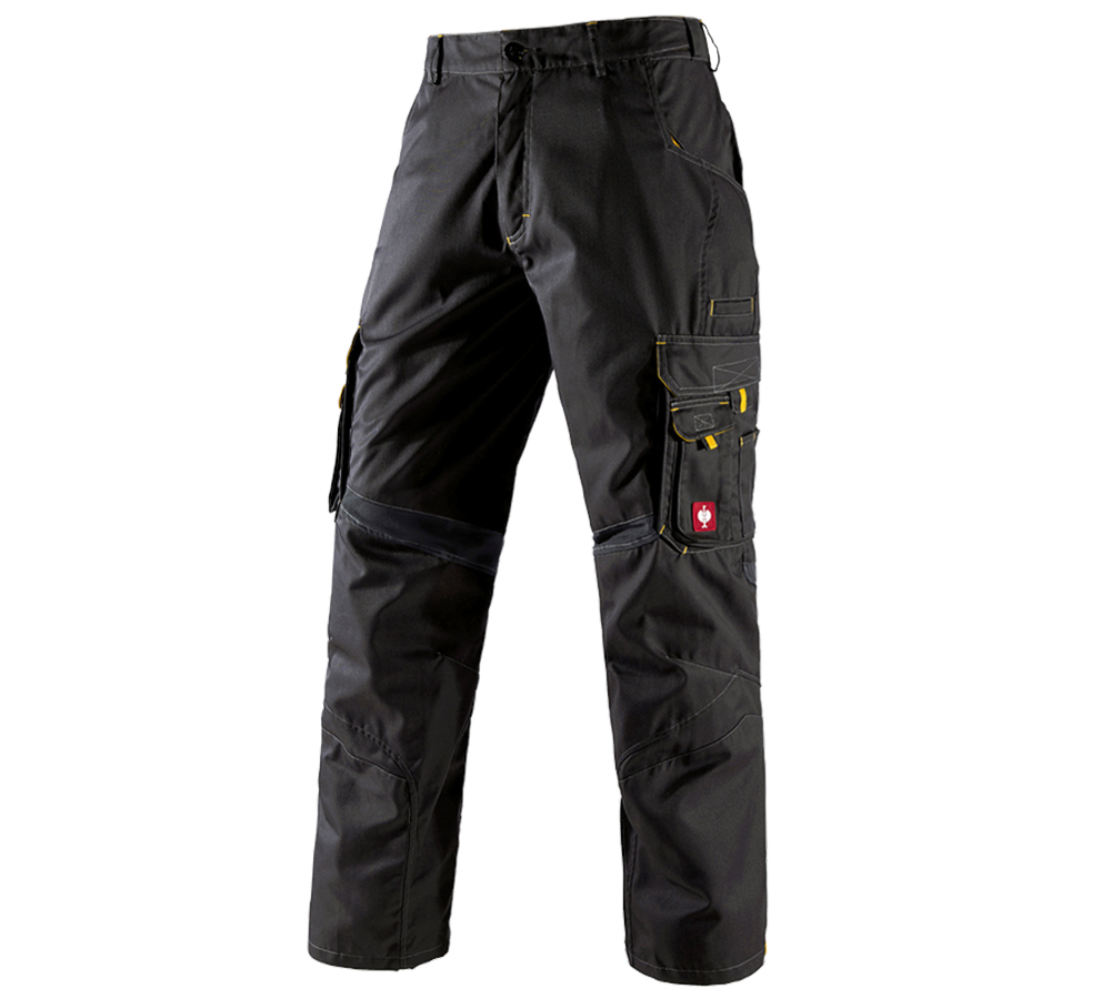 Pracovné nohavice: Nohavice do pása e.s.akzent + čierna/žltá
