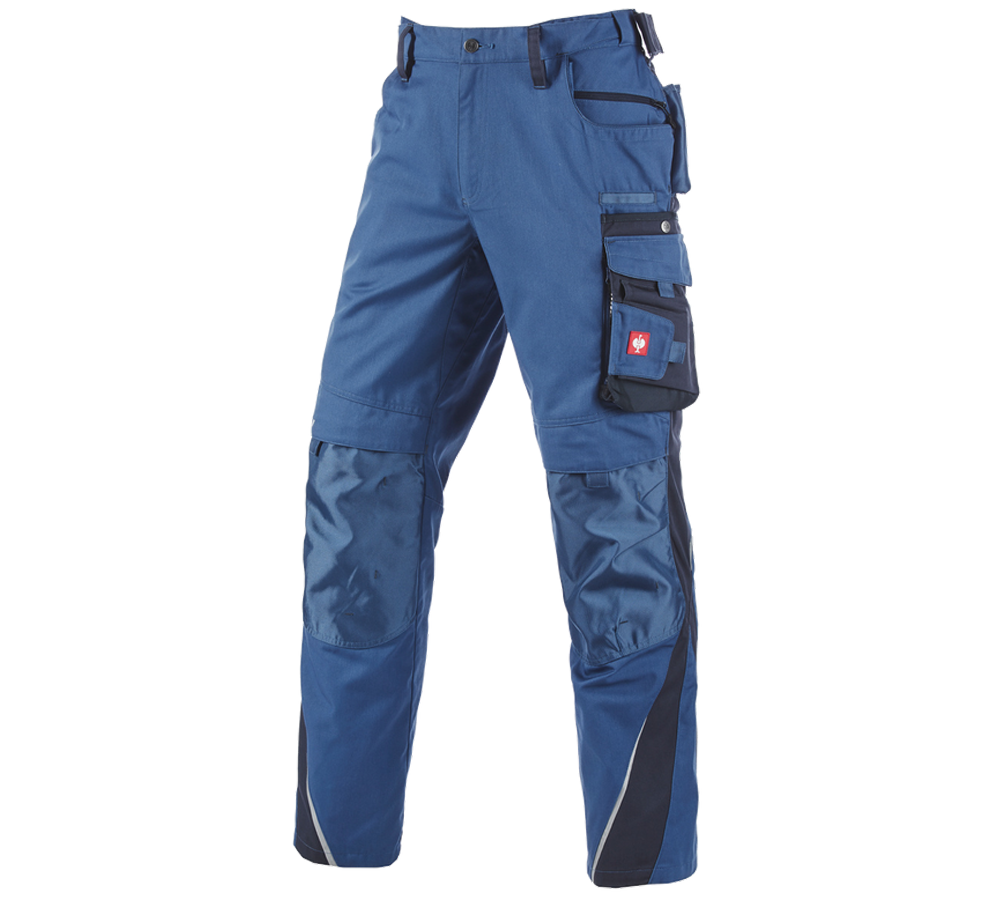 Pracovné nohavice: Zimné nohavice do pása e.s.motion + kobaltová/pacifická