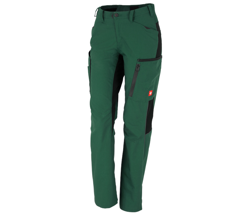 Pracovné nohavice: Dámske nohavice e.s.vision + zelená/čierna