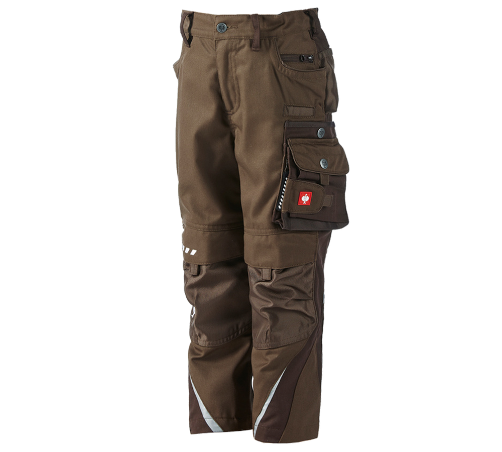 Nohavice: Detské nohavice do pása e.s.motion zima + lieskový oriešok/gaštanová