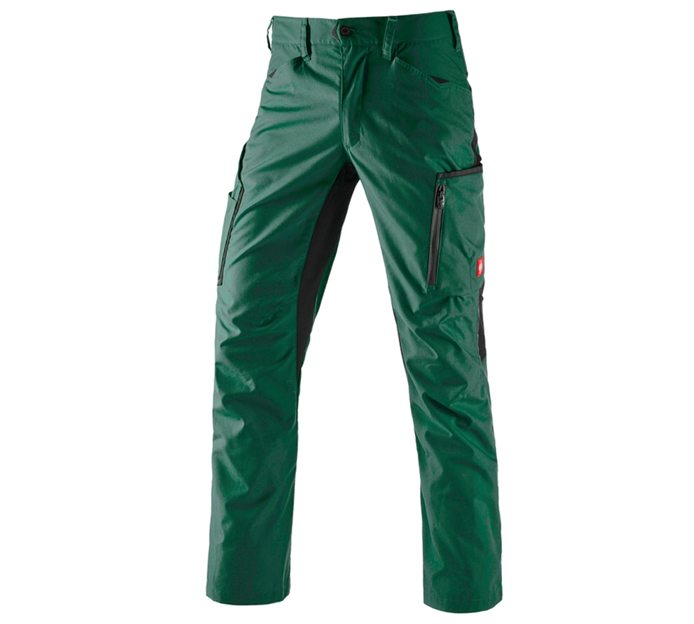 Pracovné nohavice: Zimné nohavice do pása e.s.vision + zelená/čierna