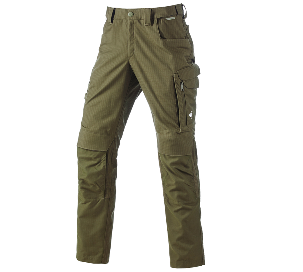 Pracovné nohavice: Nohavice do pása e.s.concrete solid + bahenná zelená